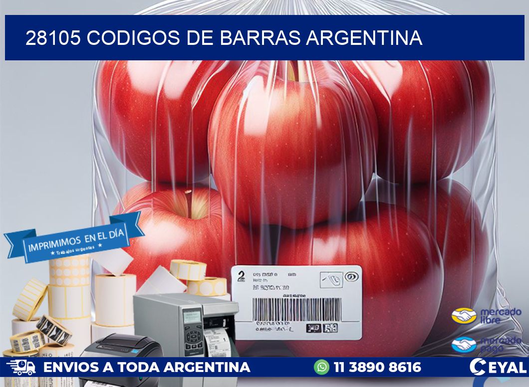 28105 CODIGOS DE BARRAS ARGENTINA