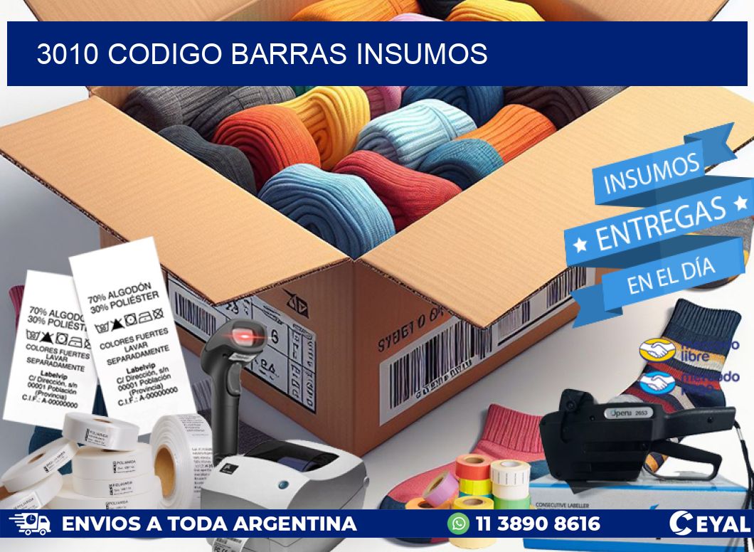 3010 CODIGO BARRAS INSUMOS