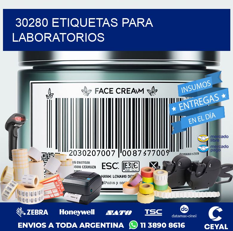 30280 ETIQUETAS PARA LABORATORIOS