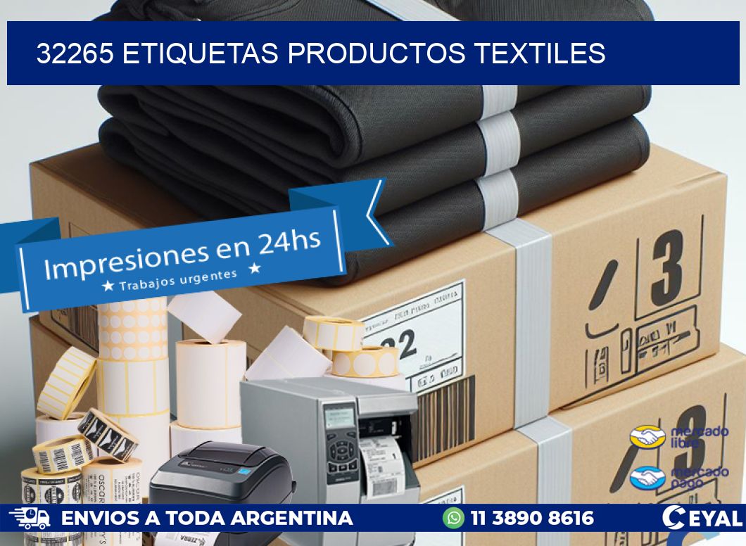 32265 ETIQUETAS PRODUCTOS TEXTILES