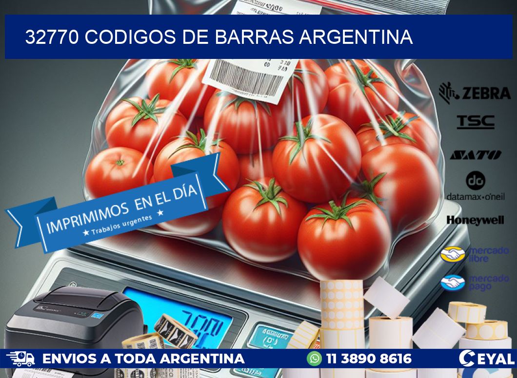 32770 CODIGOS DE BARRAS ARGENTINA