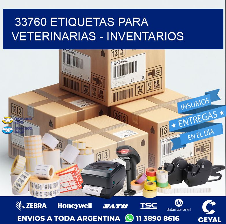 33760 ETIQUETAS PARA VETERINARIAS - INVENTARIOS