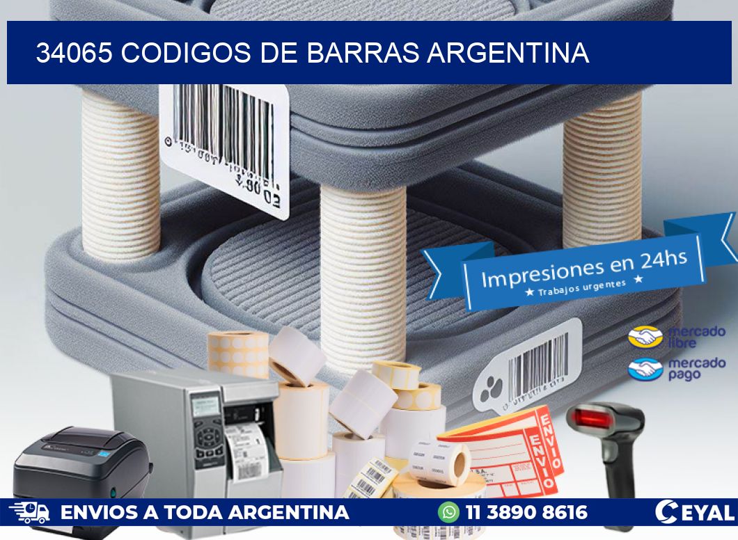 34065 CODIGOS DE BARRAS ARGENTINA