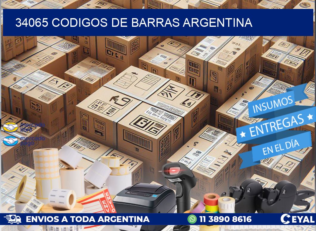 34065 CODIGOS DE BARRAS ARGENTINA