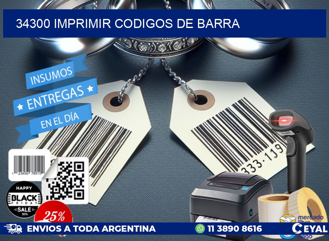 34300 imprimir codigos de barra