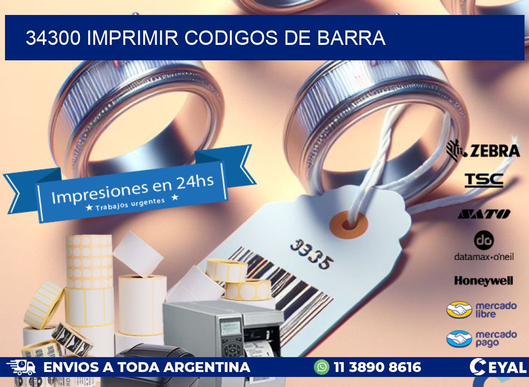 34300 imprimir codigos de barra