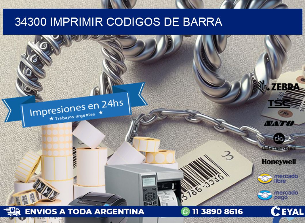 34300 imprimir codigos de barra