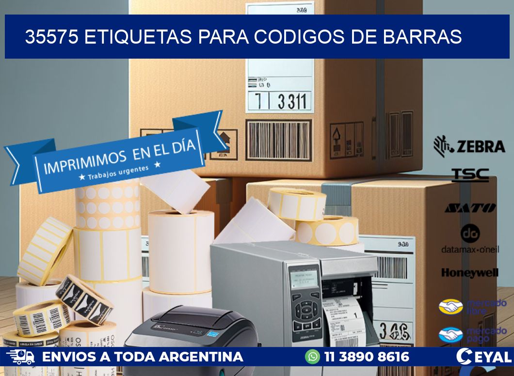 35575 ETIQUETAS PARA CODIGOS DE BARRAS