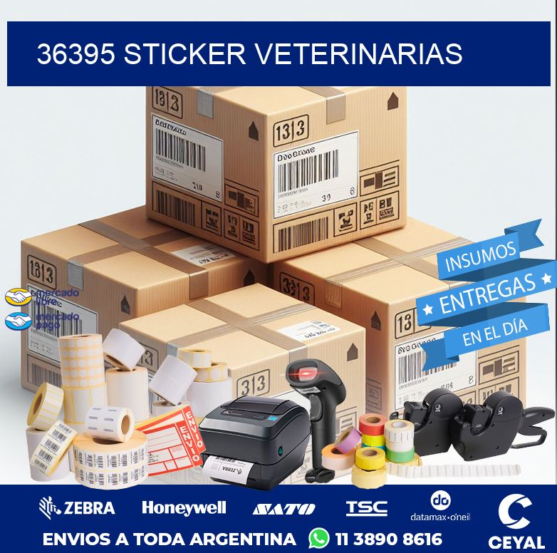 36395 STICKER VETERINARIAS