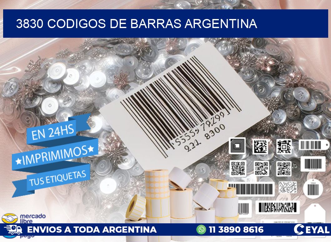 3830 CODIGOS DE BARRAS ARGENTINA
