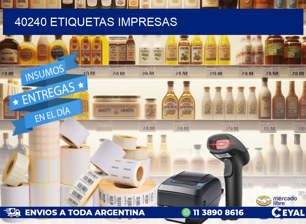 40240 ETIQUETAS IMPRESAS