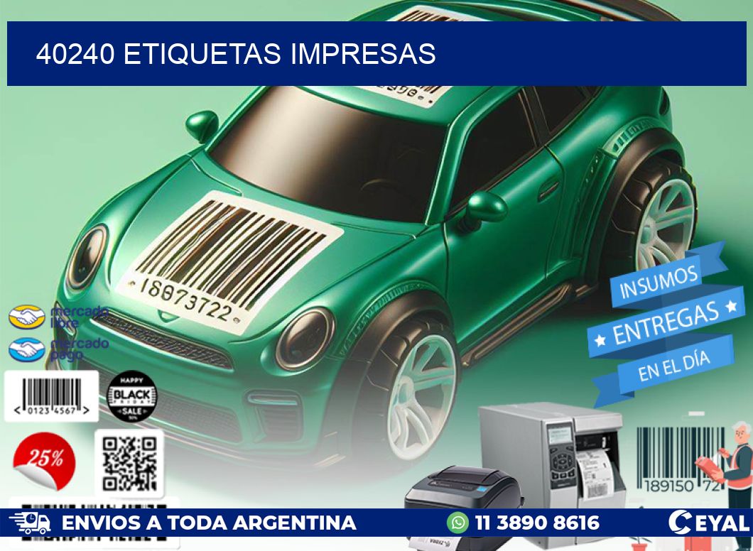 40240 ETIQUETAS IMPRESAS