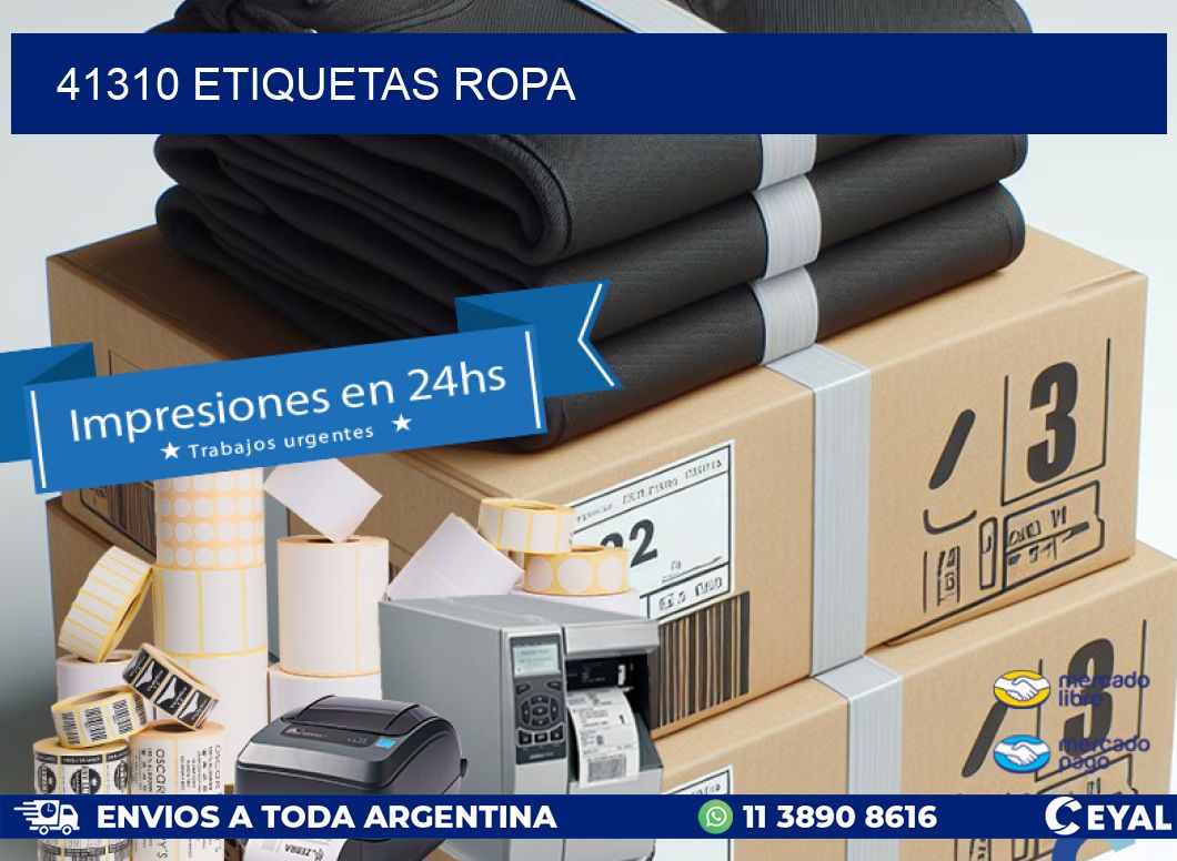 41310 ETIQUETAS ROPA