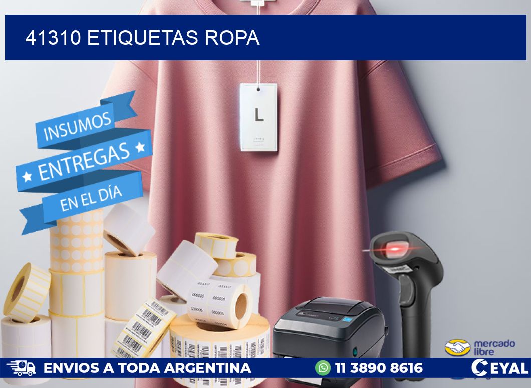 41310 ETIQUETAS ROPA