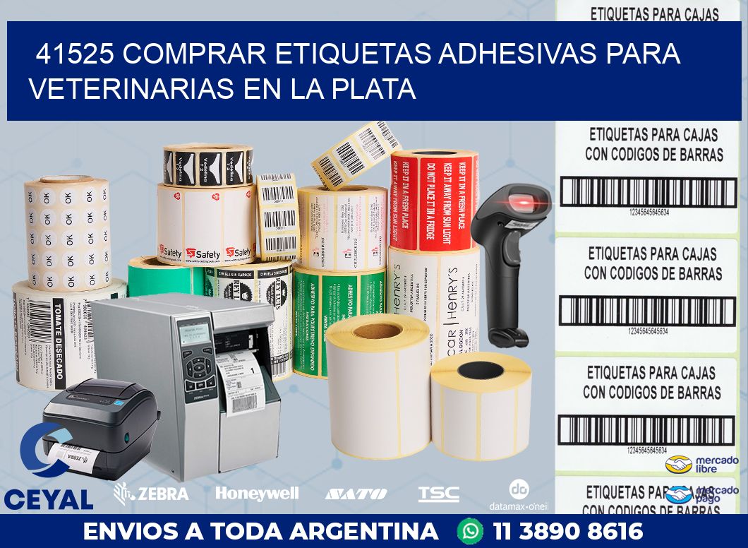 41525 COMPRAR ETIQUETAS ADHESIVAS PARA VETERINARIAS EN LA PLATA