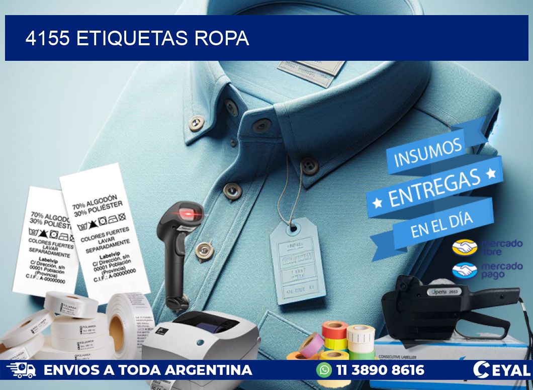 4155 ETIQUETAS ROPA