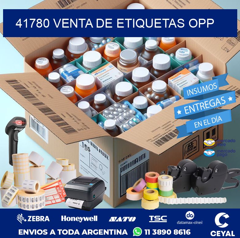 41780 VENTA DE ETIQUETAS OPP