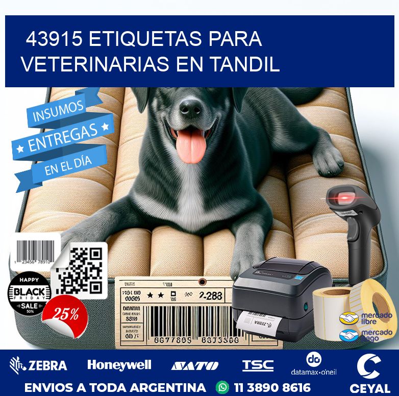 43915 ETIQUETAS PARA VETERINARIAS EN TANDIL