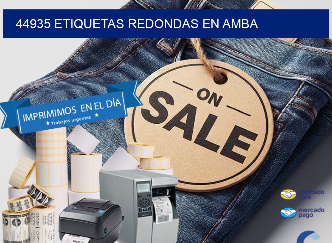 44935 ETIQUETAS REDONDAS EN AMBA