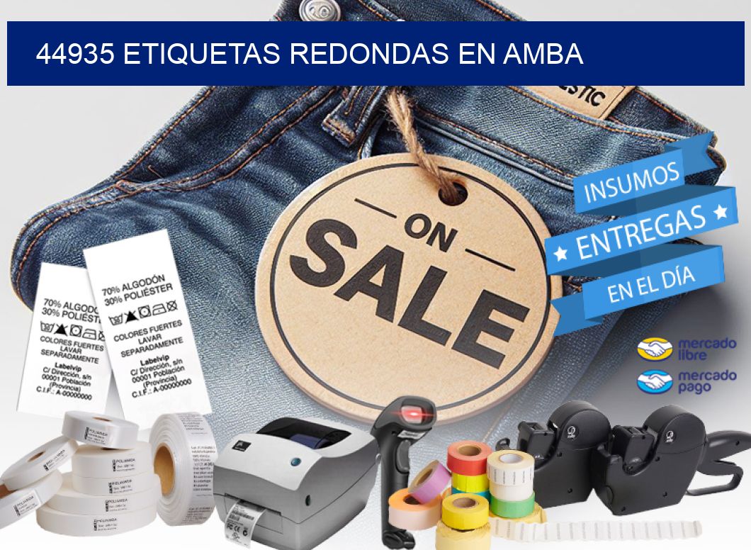 44935 ETIQUETAS REDONDAS EN AMBA