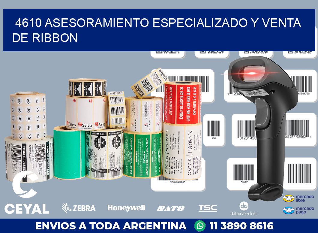 4610 ASESORAMIENTO ESPECIALIZADO Y VENTA DE RIBBON