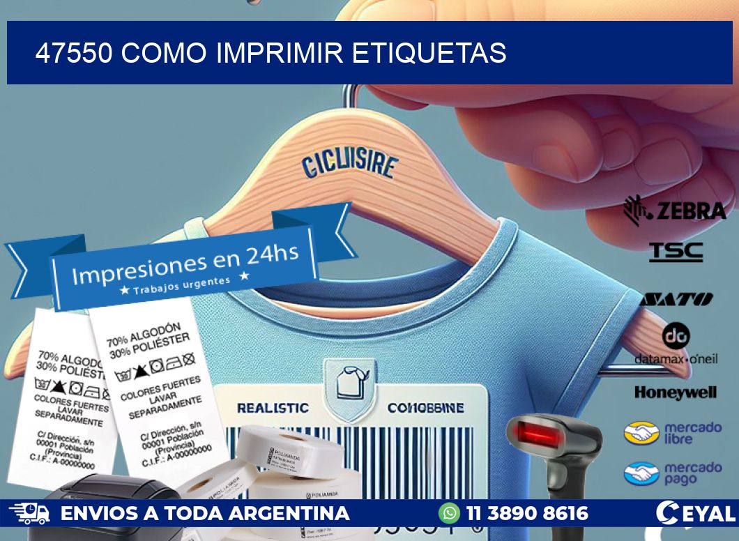 47550 como imprimir etiquetas