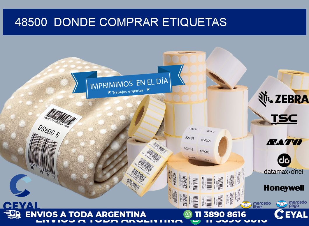 48500  donde comprar etiquetas