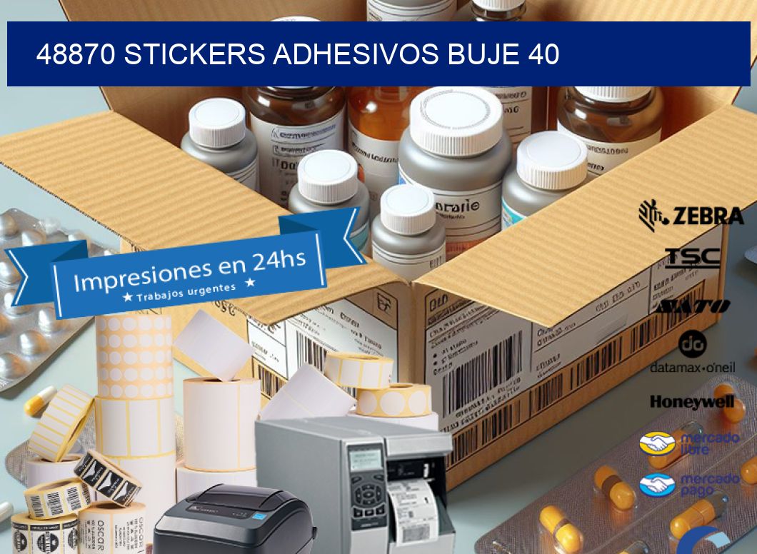 48870 STICKERS ADHESIVOS BUJE 40