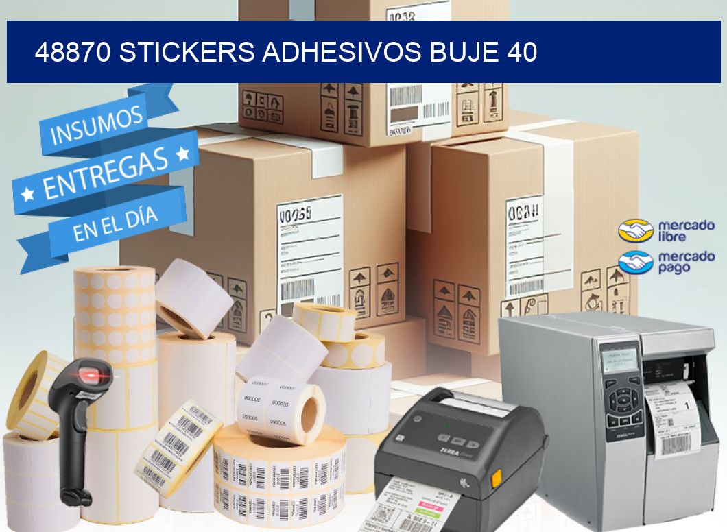 48870 STICKERS ADHESIVOS BUJE 40