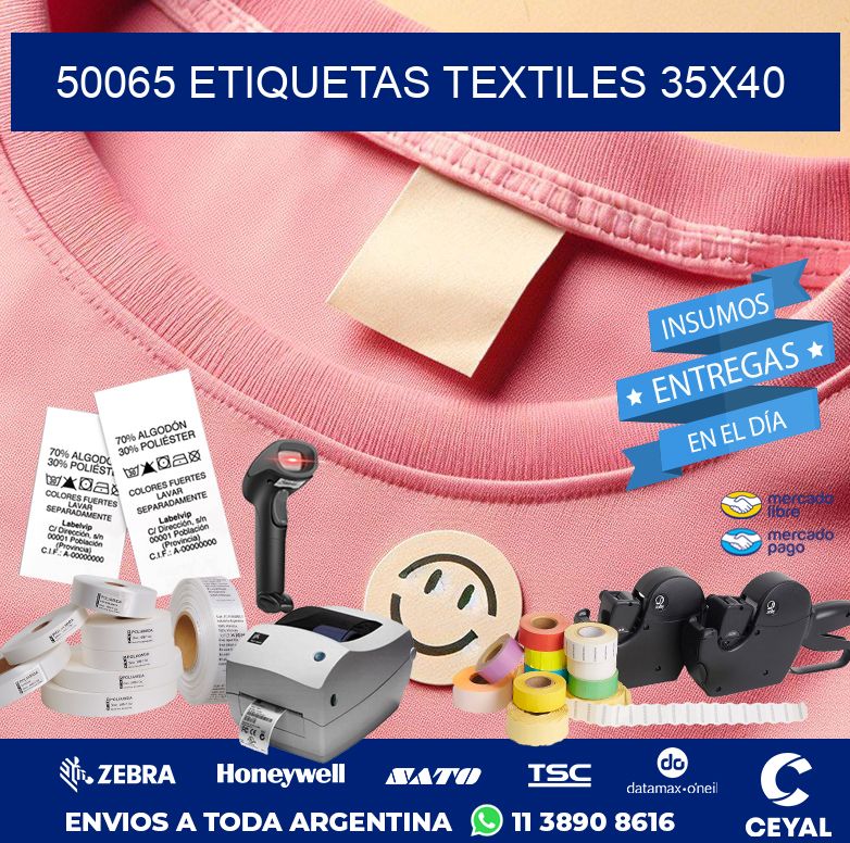 50065 ETIQUETAS TEXTILES 35X40