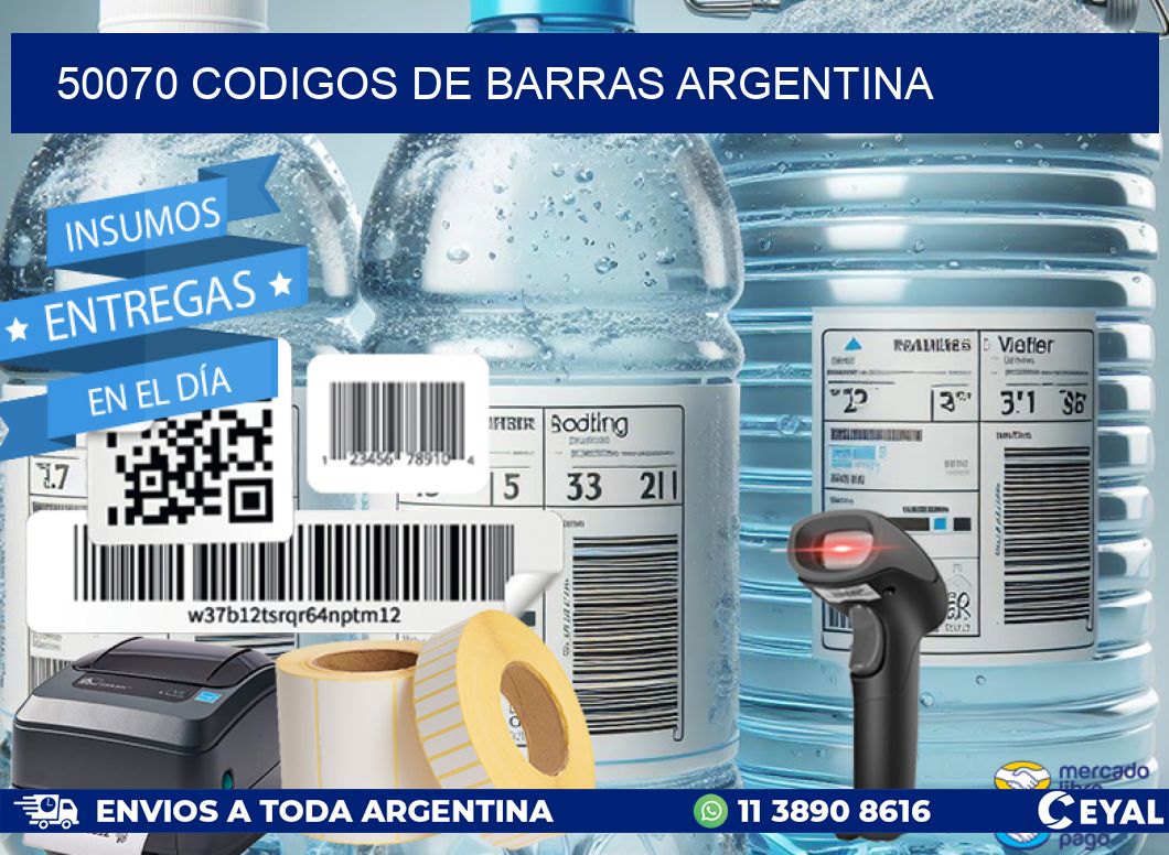 50070 CODIGOS DE BARRAS ARGENTINA