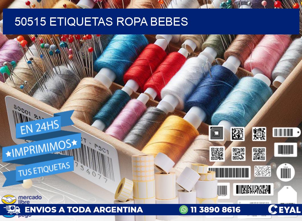 50515 ETIQUETAS ROPA BEBES