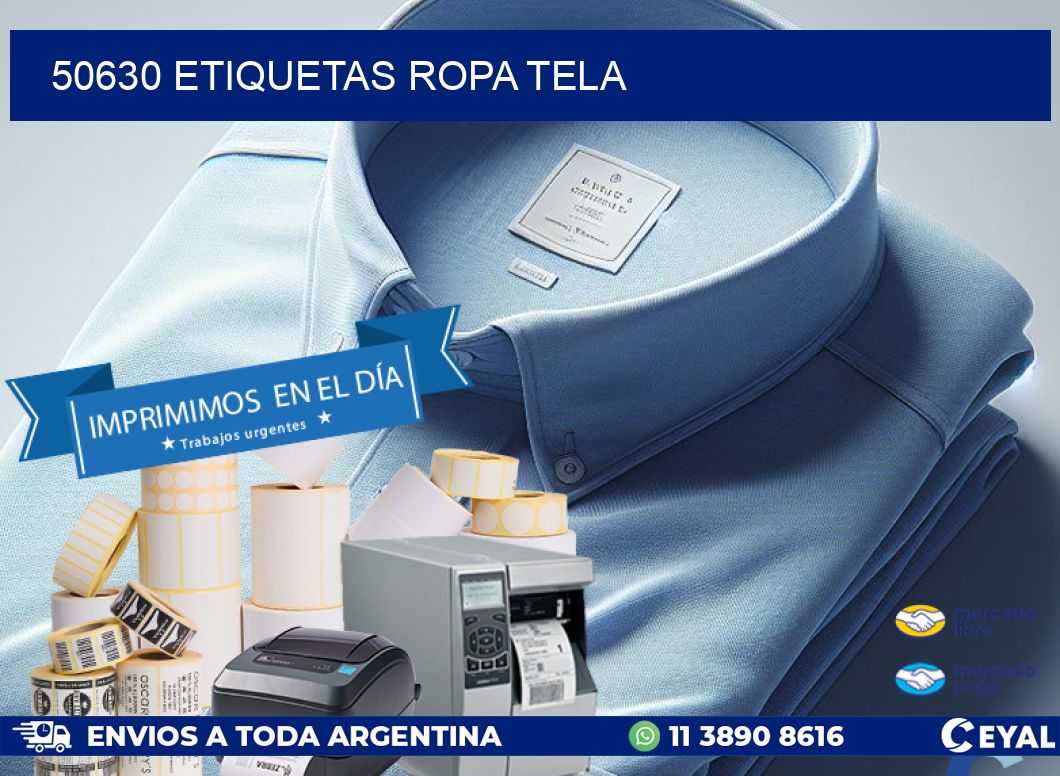 50630 ETIQUETAS ROPA TELA