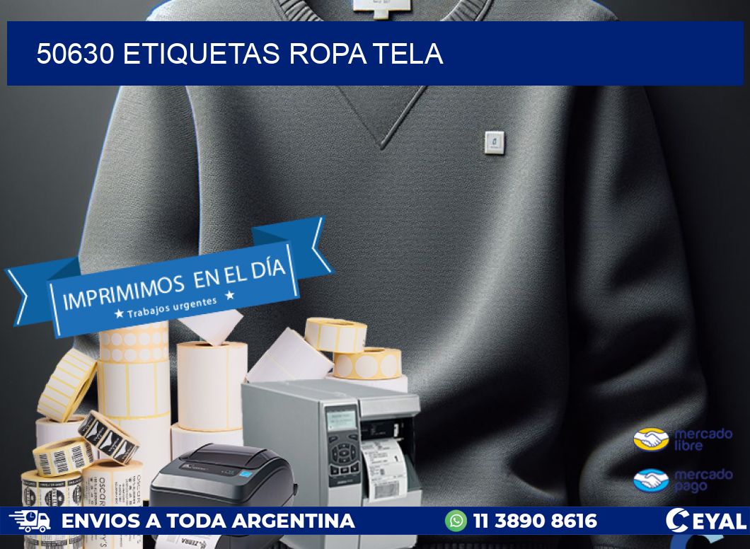 50630 ETIQUETAS ROPA TELA