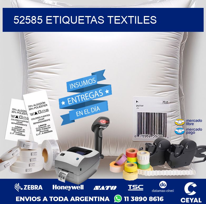 52585 ETIQUETAS TEXTILES