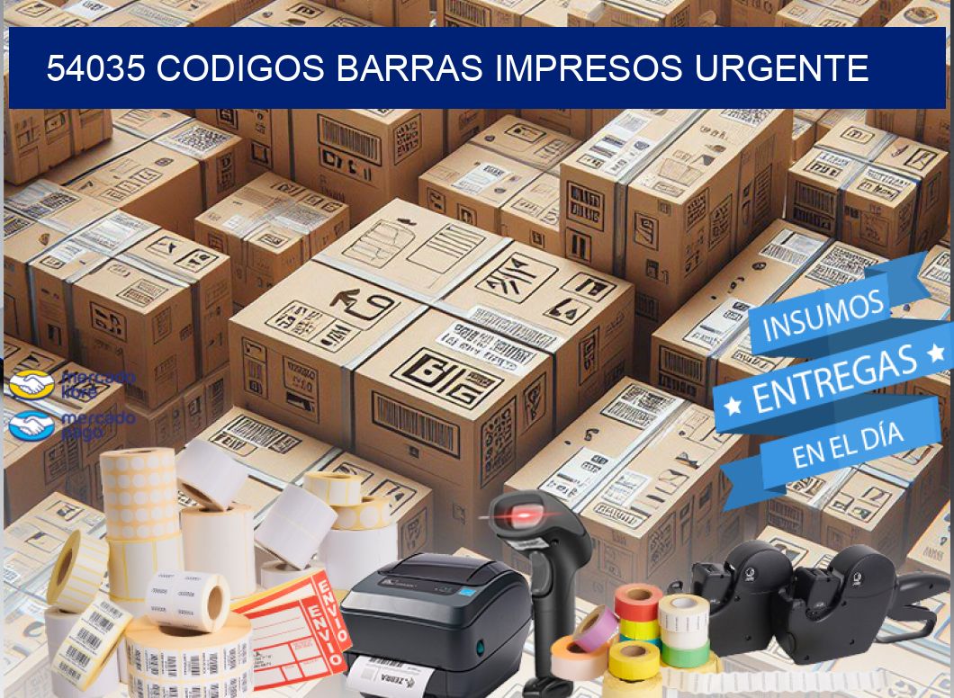 54035 CODIGOS BARRAS IMPRESOS URGENTE