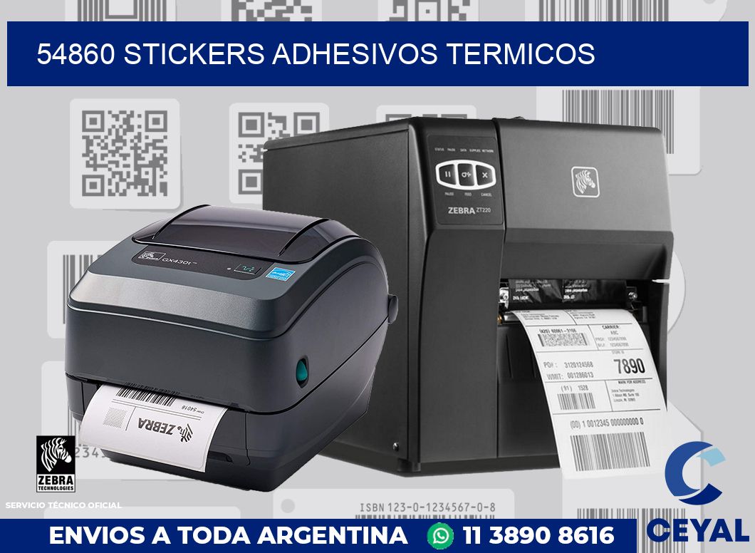 54860 stickers adhesivos termicos