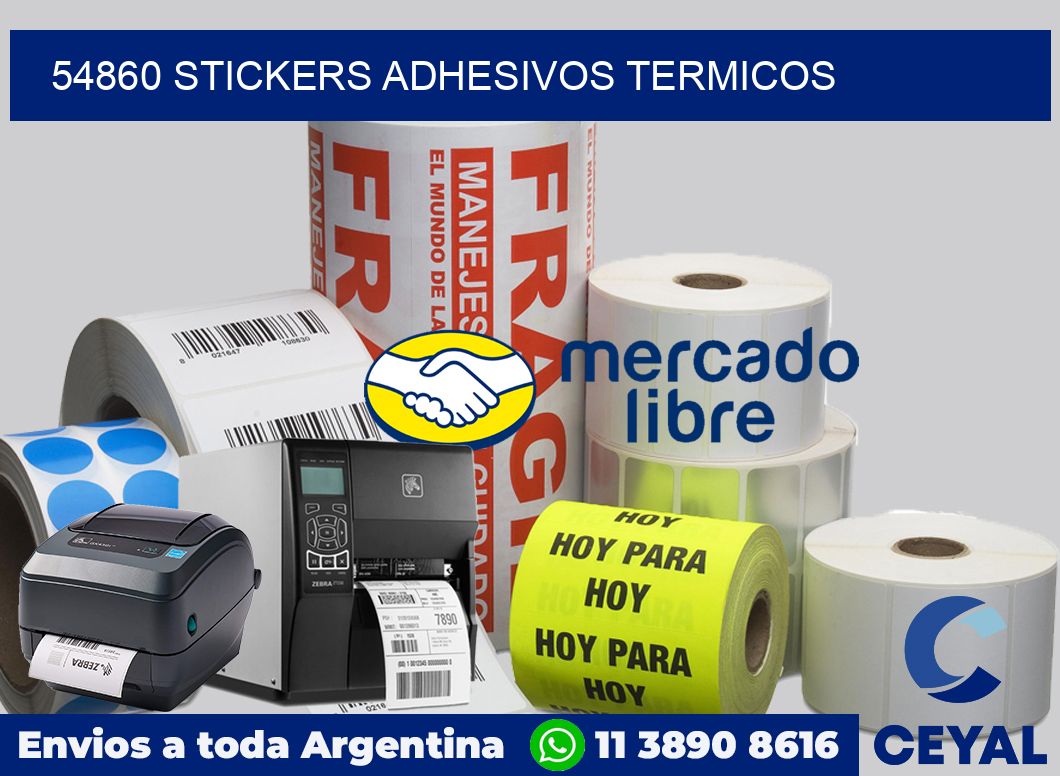 54860 stickers adhesivos termicos