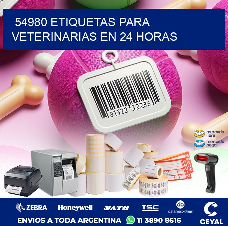 54980 ETIQUETAS PARA VETERINARIAS EN 24 HORAS
