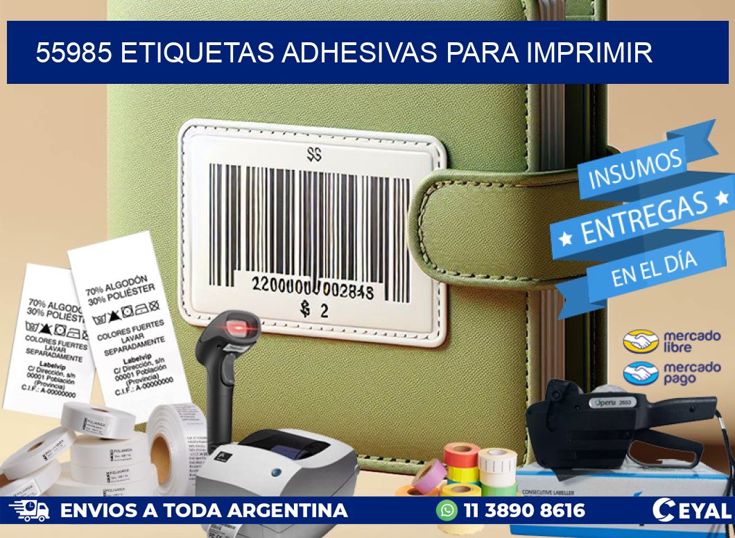 55985 Etiquetas adhesivas para imprimir