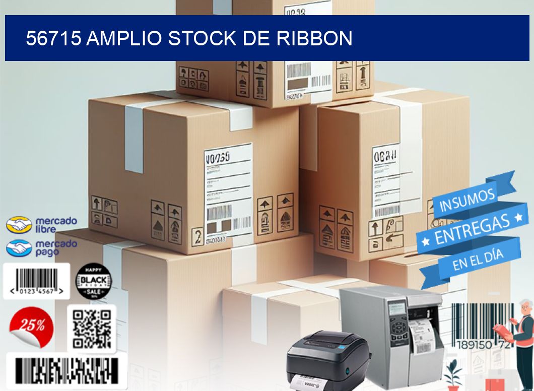 56715 AMPLIO STOCK DE RIBBON