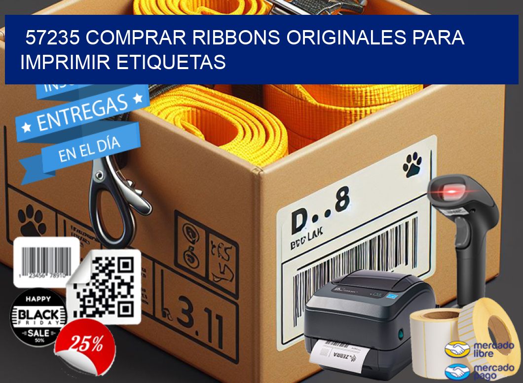 57235 COMPRAR RIBBONS ORIGINALES PARA IMPRIMIR ETIQUETAS