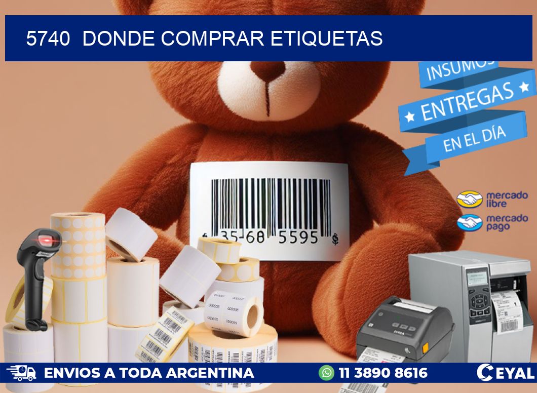 5740  donde comprar etiquetas