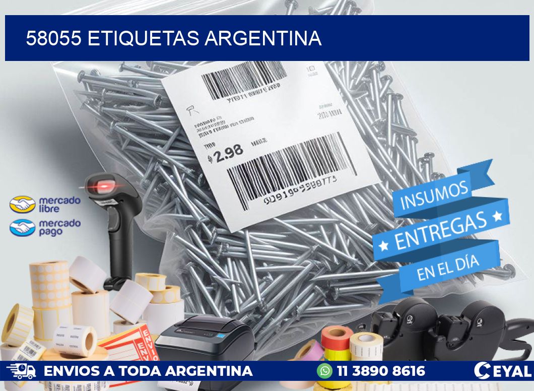 58055 ETIQUETAS ARGENTINA