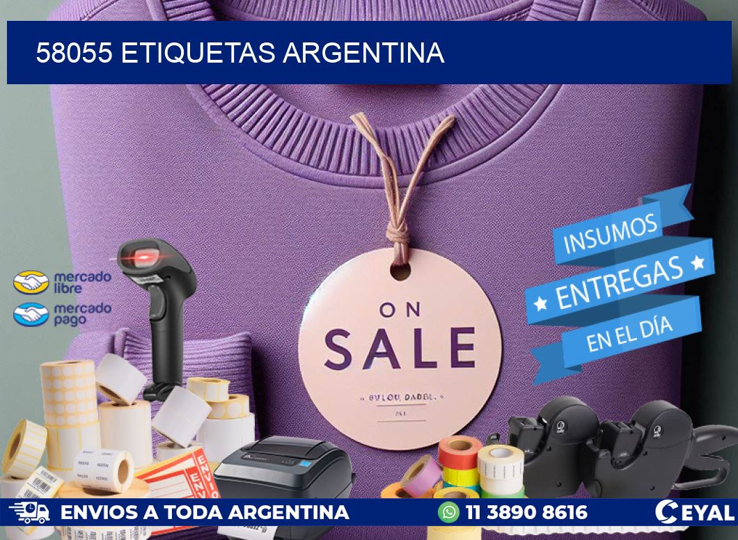 58055 ETIQUETAS ARGENTINA