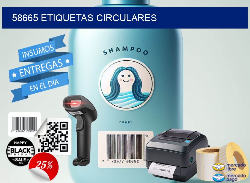 58665 ETIQUETAS CIRCULARES