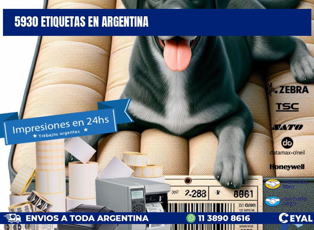 5930 etiquetas en argentina