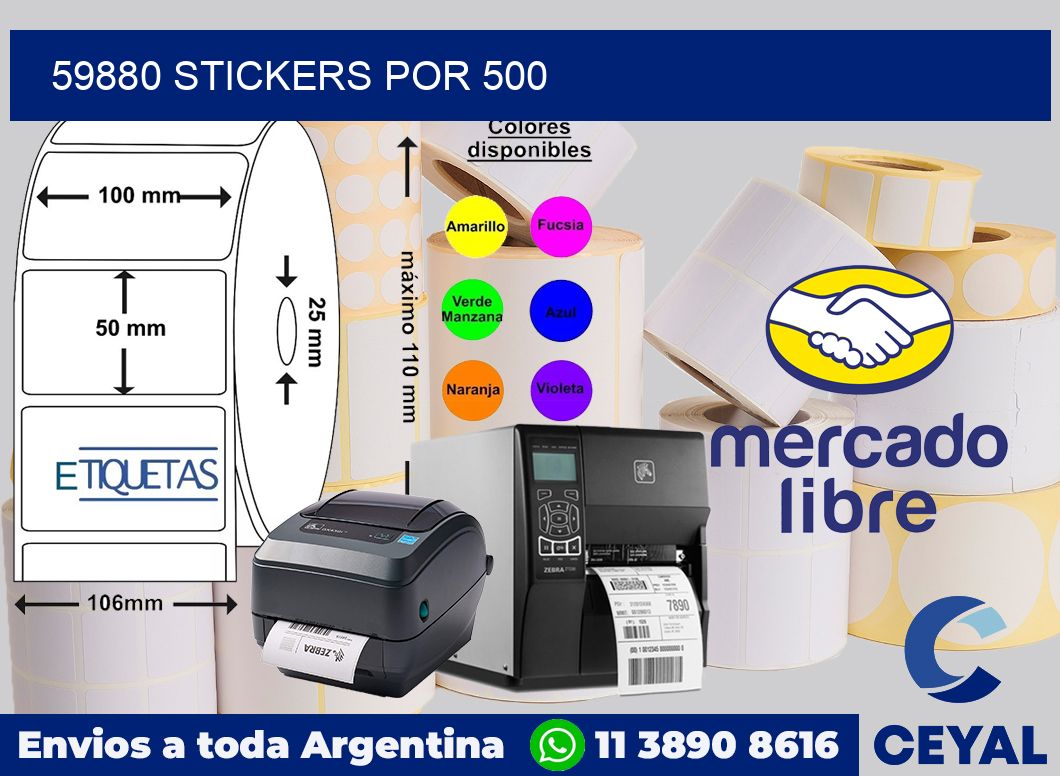 59880 STICKERS POR 500