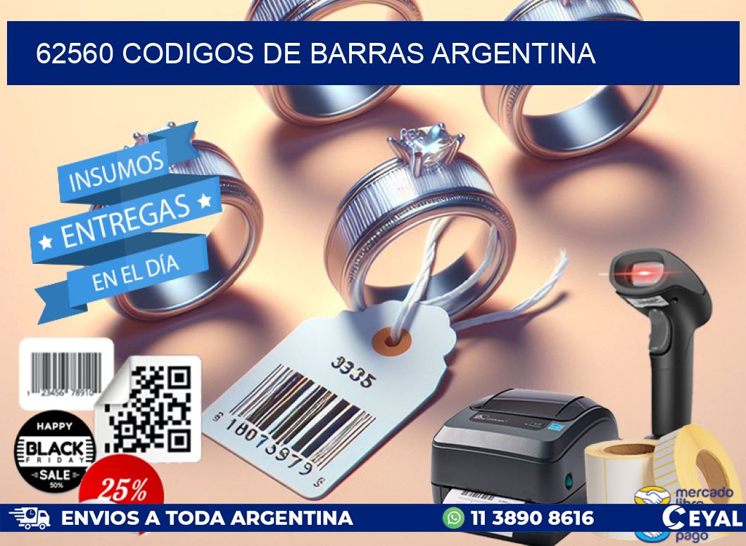 62560 CODIGOS DE BARRAS ARGENTINA