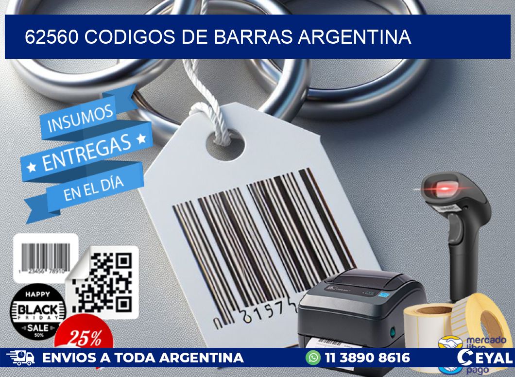 62560 CODIGOS DE BARRAS ARGENTINA